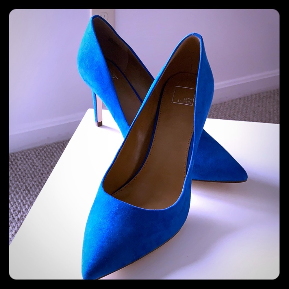 Blue Suede Heels
